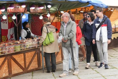 Valladolid. Mercado Castellano en la plaza de San Pablo.