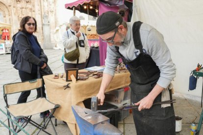 Valladolid. Mercado Castellano en la plaza de San Pablo.