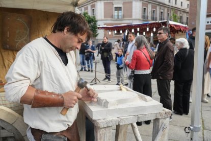 Valladolid. Mercado Castellano en la plaza de San Pablo.