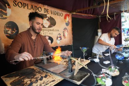 Valladolid. Mercado Castellano en la plaza de San Pablo.