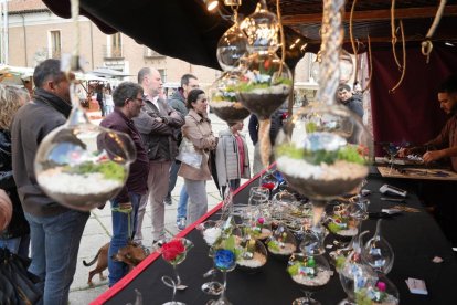 Valladolid. Mercado Castellano en la plaza de San Pablo.