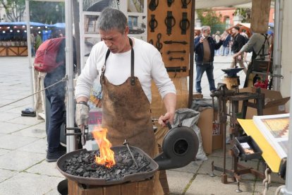 Valladolid. Mercado Castellano en la plaza de San Pablo.