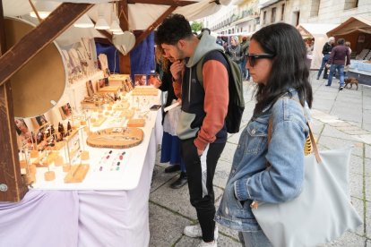 Valladolid. Mercado Castellano en la plaza de San Pablo.