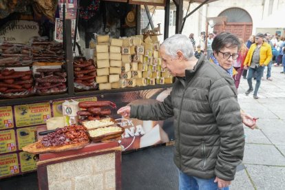 Valladolid. Mercado Castellano en la plaza de San Pablo.