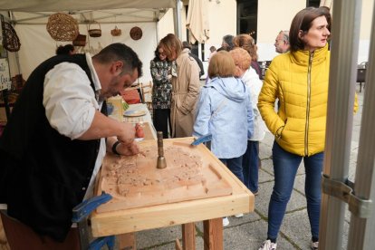 Valladolid. Mercado Castellano en la plaza de San Pablo.