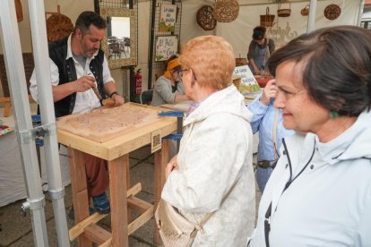 Valladolid. Mercado Castellano en la plaza de San Pablo.