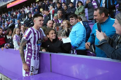 Imágenes que valen una permanencia en en Real Valladolid-Zaragoza.