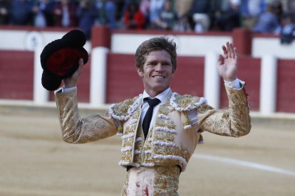 Borja Jiménez en la primera corrida de la Feria de San Pedro Regalado