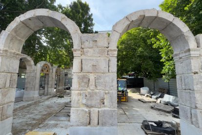 Arcos en la plaza de San Juan