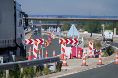 Obras de la autovía A-11 en los tramos comprendidos entre Tudela de Duero y Quintanilla de Arriba.