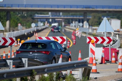 Obras de la autovía A-11 en los tramos comprendidos entre Tudela de Duero y Quintanilla de Arriba.