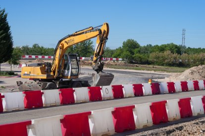 Obras de la autovía A-11 en los tramos comprendidos entre Tudela de Duero y Quintanilla de Arriba.