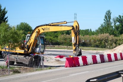 Obras de la autovía A-11 en los tramos comprendidos entre Tudela de Duero y Quintanilla de Arriba.