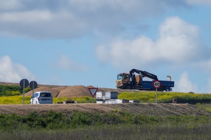 Obras de la autovía A-11 en los tramos comprendidos entre Tudela de Duero y Quintanilla de Arriba.