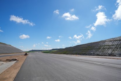 Obras de la autovía A-11 en los tramos comprendidos entre Tudela de Duero y Quintanilla de Arriba.
