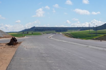Obras de la autovía A-11 en los tramos comprendidos entre Tudela de Duero y Quintanilla de Arriba.