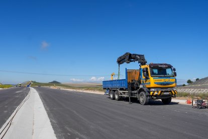 Obras de la autovía A-11 en los tramos comprendidos entre Tudela de Duero y Quintanilla de Arriba.