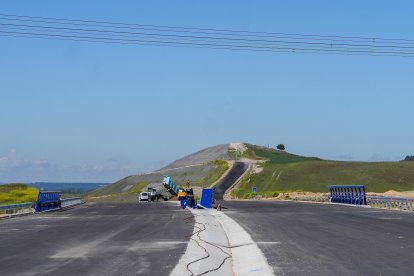 Obras de la autovía A-11 en los tramos comprendidos entre Tudela de Duero y Quintanilla de Arriba.