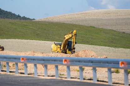 Obras de la autovía A-11 en los tramos comprendidos entre Tudela de Duero y Quintanilla de Arriba.