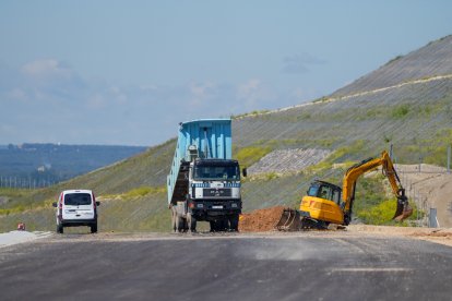 Obras de la autovía A-11 en los tramos comprendidos entre Tudela de Duero y Quintanilla de Arriba.