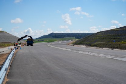 Obras de la autovía A-11 en los tramos comprendidos entre Tudela de Duero y Quintanilla de Arriba.