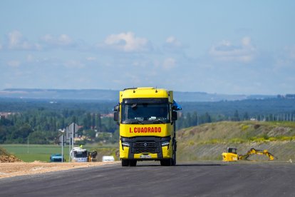 Obras de la autovía A-11 en los tramos comprendidos entre Tudela de Duero y Quintanilla de Arriba.