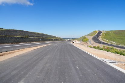 Obras de la autovía A-11 en los tramos comprendidos entre Tudela de Duero y Quintanilla de Arriba.