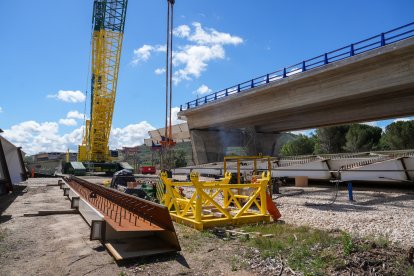 Obras de la autovía A-11 en los tramos comprendidos entre Tudela de Duero y Quintanilla de Arriba.