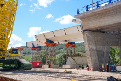 Obras de la autovía A-11 en los tramos comprendidos entre Tudela de Duero y Quintanilla de Arriba.