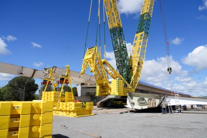 Obras de la autovía A-11 en los tramos comprendidos entre Tudela de Duero y Quintanilla de Arriba.