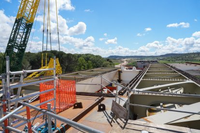 Obras de la autovía A-11 en los tramos comprendidos entre Tudela de Duero y Quintanilla de Arriba.