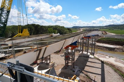 Obras de la autovía A-11 en los tramos comprendidos entre Tudela de Duero y Quintanilla de Arriba.