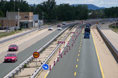 Obras de la autovía A-11 en los tramos comprendidos entre Tudela de Duero y Quintanilla de Arriba.
