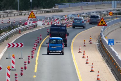 Obras de la autovía A-11 en los tramos comprendidos entre Tudela de Duero y Quintanilla de Arriba.