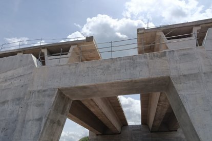 Obras de la autovía A-11 en los tramos comprendidos entre Tudela de Duero y Quintanilla de Arriba.