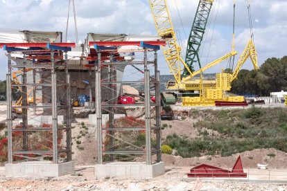 Obras de la autovía A-11 en los tramos comprendidos entre Tudela de Duero y Quintanilla de Arriba.