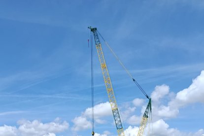 Obras de la autovía A-11 en los tramos comprendidos entre Tudela de Duero y Quintanilla de Arriba.