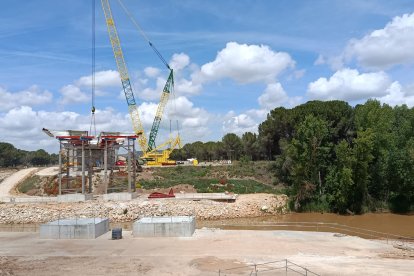 Obras de la autovía A-11 en los tramos comprendidos entre Tudela de Duero y Quintanilla de Arriba.