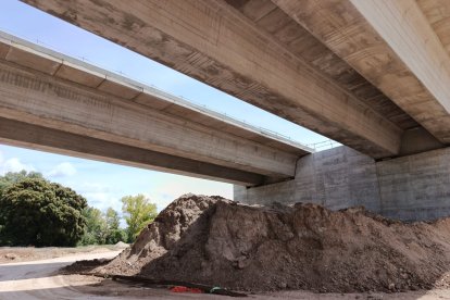 Obras de la autovía A-11 en los tramos comprendidos entre Tudela de Duero y Quintanilla de Arriba.