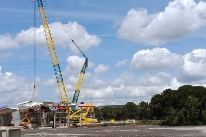 Obras de la autovía A-11 en los tramos comprendidos entre Tudela de Duero y Quintanilla de Arriba.
