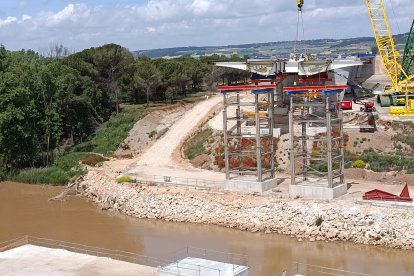 Obras de la autovía A-11 en los tramos comprendidos entre Tudela de Duero y Quintanilla de Arriba.