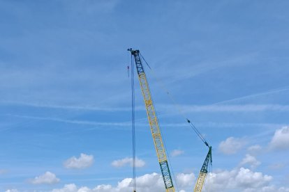 Obras de la autovía A-11 en los tramos comprendidos entre Tudela de Duero y Quintanilla de Arriba.