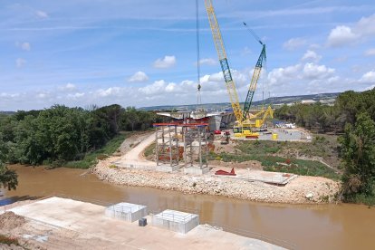 Obras de la autovía A-11 en los tramos comprendidos entre Tudela de Duero y Quintanilla de Arriba.