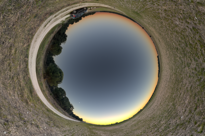 Vistas de ojo de pez desde La Parrilla