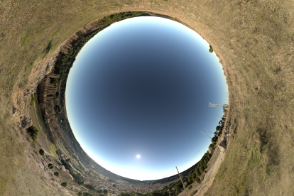 Localización de dónde se verá el eclipse total de sol en San Miguel del Arroyo