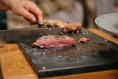 Un plato de carne de buey de El Capricho