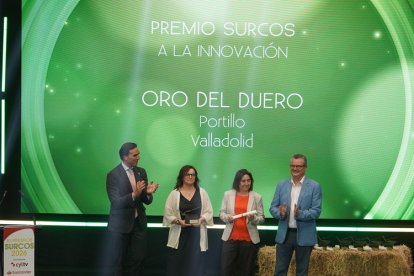 Entrega del premio a la Innovación de la XI edición de los Premios Surcos a la empresa Oro del Duero