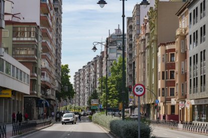 El paseo del Hospital Militar en la actualidad