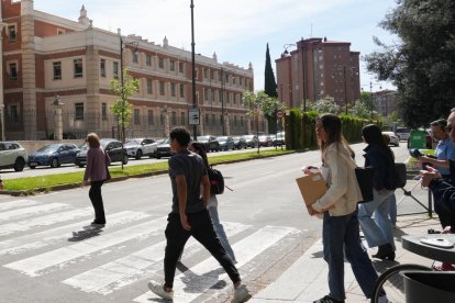 El paseo del Hospital Militar en la actualidad