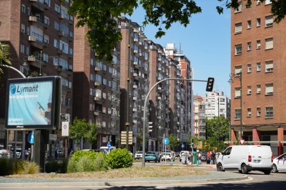 El paseo del Hospital Militar en la actualidad